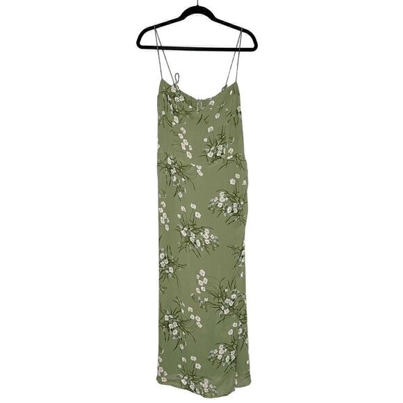 NWT Reformation Courtney Dress in Bonita Women's Green Size 12 - Picture 3 of 8